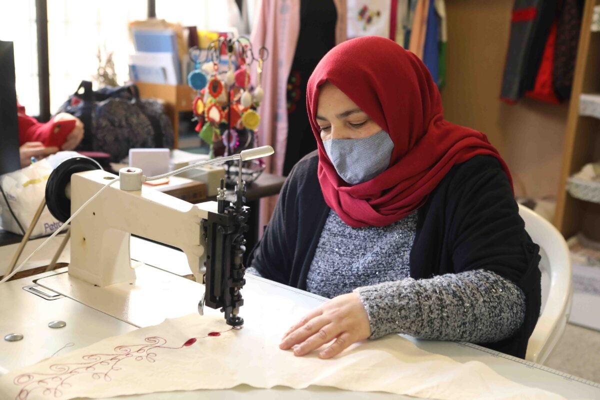 This Syrian Refugee Used Embroidery to Support Her Family - CARE