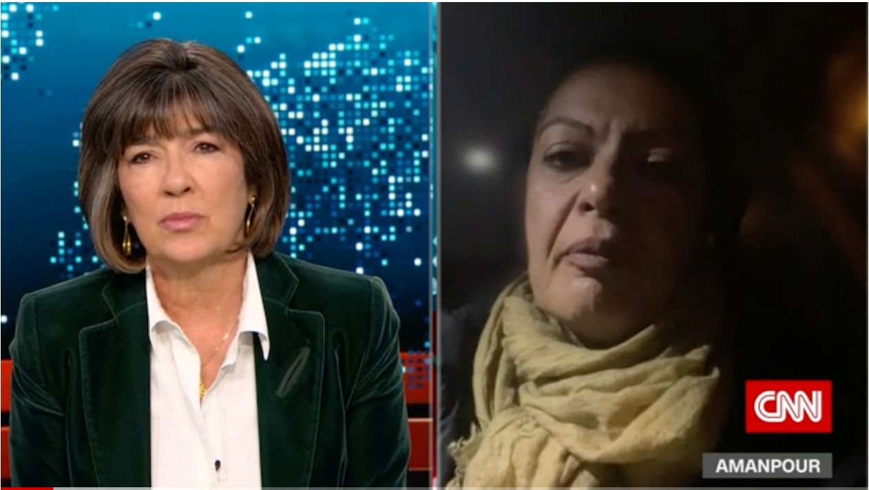 Christiane Amanpour speaks with Sherine Ibrahim, Country Director for ...